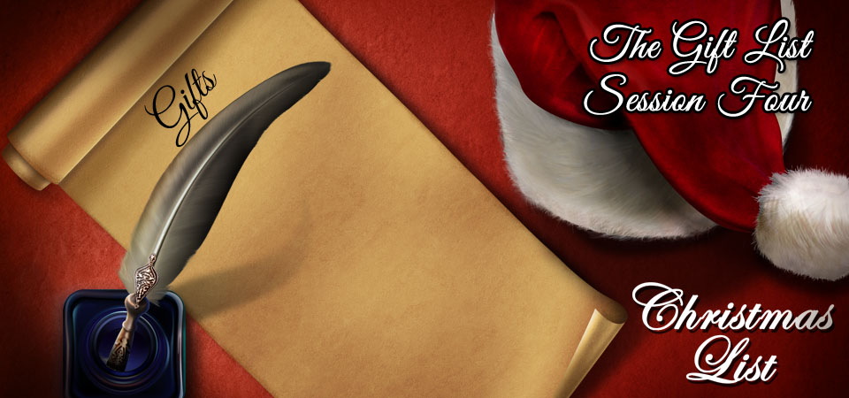 The Gift List – Christmas Lists (Session Four)