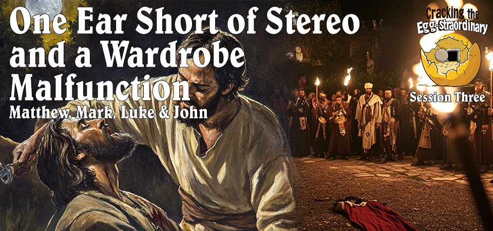 One Ear Short of Stereo and a Wardrobe Malfunction – Cracking the Egg-straordinary (Session Three)